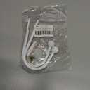 White Curtain Holdbacks - 2 Pack, Metal Curtain Tiebacks Wall Mounted, Decorative Drapery Wall Hooks with Hardware Accessories, Curtain Pull Back Hooks, Window Side Holders for Drapes