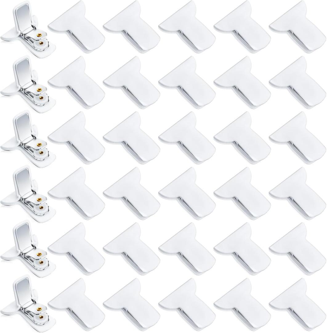 Patelai 36 Pieces Padded Comforter Clips White Duvet Clips Padded Blanket Fasteners to Secure Bedding for Preventing Comforters From Shifting Inside Duvet Cover, Sweet Sleeping