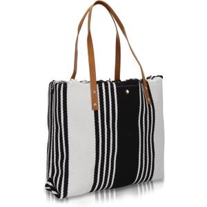 Crazy Music Beach Tote for Women, Large Beach Swim Pool Bag (Black)