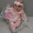 GOAROY Baby Dolls, 17 Inches Large Realistic Baby Doll with Cute Soft Body, Real Life Baby Dolls Girl, with Bottles & Pacifier, Diapers and Bibs, Gift Idea for Ages 3+