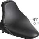 Driver Rider Solo Seat For Harley Fat Boy Night Train Heritage Softail FLSTN 2000-2007 FXST 2000-2005,White Stitch