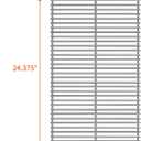 1 Pack 40901 Grill Steel Wire Cooking Grid Rock Grates Replacement Parts for BBQ Grillware Models,for El Patio Models,14 inch x 24 3/8 inch