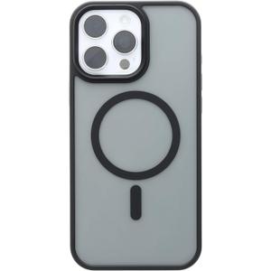 Frosted Translucent Black for iPhone 16 Pro - Impact Resistant and with Magnets