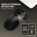 G59 Wireless Gaming Mouse, PAW3950 Sensor, 30,000 DPI, 8000Hz Polling Rate, Programmable Buttons, RGB 68g Tri-Mode Lightweight Esports Mouse for PC/Laptop/Mac