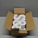 JUSTOTRY 6Pcs Mr & Mrs LED Light Up Letters, 6.2 Inch Shiny Freestanding Mr and Mrs Sign Lights for Marriage Anniversary Celebration Engagement Banquet Wedding Table Decoration (Warm White)