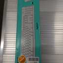 Logitech MK270 Wireless Keyboard and Mouse Combo for Windows, 2.4 GHz, 8 Multimedia Keys, PC, Laptop, Wireless Keyboard Compact Mouse Combo - White (1 Pack)