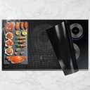 KitchenRaku Large Induction Cooktop Protector Mat, 20.4 x 30.7 inch, Translucent Magnetic Electric Stove Burner Covers, Antiscratch Glass Top Stove Cover