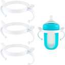 Baby Bottle Handles for Boon Bottles, Ergonomic Bottles Holder for Newborn, 3 Count