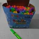 48 Pack Big Bubble Wands Bulk in 6 Colors,Ideal for Easter, Summer, Halloween, Valentine, Classroom Prizes