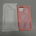jaroco Magnetic for iPhone 13 Case, [Compatible with MagSafe][Military Grade Drop Protection][Heavy Duty Protection][Non-Slip][Shockproof] 2-Layer Durable Bumper Phone Case Pink