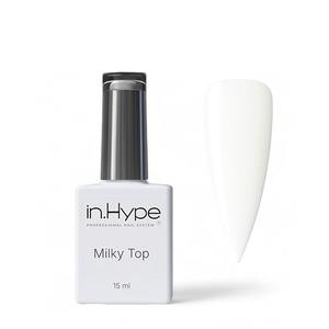 IN.HYPE Gel Cover Top Coat UV/LED Cured (Milky) #1