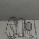 Kadolina Bathroom Hanging Shower Organizer, Over Head Shower Caddy Shower Storage Rack Basket with Hooks for Razor and Sponge Rustproof, Silver [Patented]