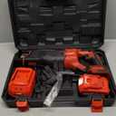 Dogtooth 21V Cordless Reciprocating Saw Kit, 3,000 Strokes Per Minute, Compatible with Makita 18V Battery, 2 * 4.0 Ah Batteries, Charger, 4 Saw Blades and Carry Case