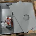 Leviton 400A Outdoor Meter Main Combo, 12 Spaces, Ringless with Lever Bypass, Removable 5th Jaw Installed, LS140-S5D