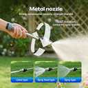 Turn Any Hose into a High Pressure Water Cleaning Jet, 2026 Upgraded Multi Function Lawn & Garden Watering Sprayer, for Three Spray Modes, Spray Nozzles for Cleaning Yard Pets Car