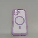 Diaclara Magnetic Designed for iPhone 17 Case 6.3'' [Full Camera Protection] Full Body Bumper with Built in Screen Protector, [Compatible with MagSafe] Military Drop Proof Phone Case, Lavender Purple