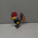 Metal Rooster Yard Statue, Wacky Outdoor Garden Statues, Metal Rooster Yard Garden Decorations Statues, Chicken Ornaments Yard Art for Backyard Patio Lawn Decorations, Gifts for Chicken Lovers (A)