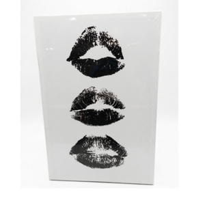 Stylish Black Lips Print for Wall Art Decor - Ideal for Powder Rooms, Dorm Rooms and Bedrooms, Preppy Black Lips Wall Poster for Women with Trendy and Stylish Designs, 23.5 x 15.5