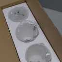 GO&SO 3 Pack White Frosted Glass Shade for Light Fixtures,Cylinder Glass Light Shade Replacement,5.9"Height,3.94"Diameter,1.65"Fitter - Lamp Shades for Floor Lamps,Bedside,Wall Sconces,Chandelier