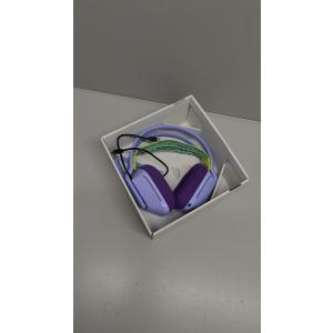 Logitech G733 Lightspeed Wireless Gaming Headset with Suspension Headband, LIGHTSYNC RGB, Blue VO!CE mic Technology and PROG Audio Drivers  Lilac