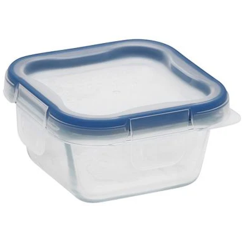 Snapware® Total Solution® Pyrex® Glass 1-cup Square Food Storage with Plastic Lid 