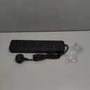 UK Plug Power Strip with Individual Swtich, Jumpso 6ft Universal Extension Cord with 5 Outlets and 2 USB 4 USB C Ports, Max 3000w, 110-240v, Multiple Outlets Plug Adapter for Office Travel