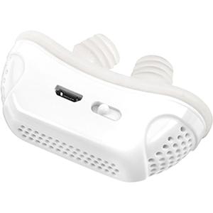 Anti Snoring Devices, Electric Anti Snoring Device, Effective Snoring Prevention, Sleep Apnea Devices for Men and Women, Adjustable Wind Speed, Suitable for All Nose Shapes, Blue