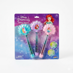 SwimWays Disney Princess Ariel Glitter Dive Wands Diving Toys 3 Pack, Bath Toys and Pool Party Supplies for Kids Ages 5 and Up
