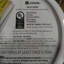 Kidde Smoke Detector, AA Battery Powered LED Status Lights, 85 dB Alarm, 5-inches, 20SDR, 1 Pack, Manufactured Date: August 27, 2024
