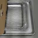 Baking Sheet Pan Set of 3, Commercial Quality Aluminum Cookie Sheets for Oven, Umite Chef Warp Resistant Baker's Half/Quarter/Jelly Roll Pans, Thick Cookie Tray Pans for Baking, Roasting