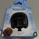 Baskerville ULTRA Muzzle - Patented Humane Design, Breathable, Dog can Pant and Drink, Adjustable, Padded, Training Muzzle for Medium-sized Dogs, Prevents Biting, Wildlife Scavenging (Size 4, Black)