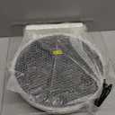 ROLOVE 13 Inch Vanity Mirror with Lights, Round Make Up Mirror with Lighting, LED Mirror Makeup Mirror with Lights for Bedroom Tabletop, Smart Touch Control, 360° Rotation (White)