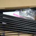 Amazon Basics 4-Shelf Steel Wire Storage Shelves for Garage, Adjustable Metal Shelving Unit, 200 lbs Per Shelf, 23.2" W x 48" H x 13.4" D, Black | Sturdy, Adjustable, Easy Assembly, Storage