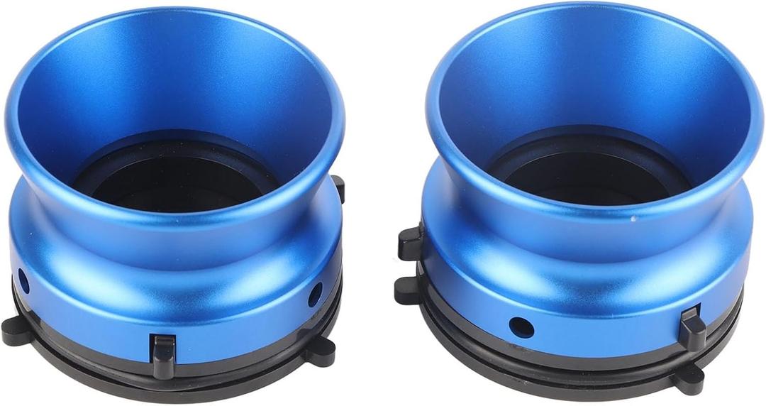 Aluminum 10 Inch Opener, Professional Lockable Easy Installation 1 Pair Nab Reel Hub Adaptors Universal Loading Device for Reel to Reel Tape Recorders (Blue)