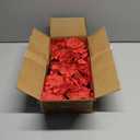 Alupssuc 8 PCS 17in Poinsettia Flowers Artificial, Large Glitter Christmas Flowers, Indoor & Outdoor Faux Poinsettia Bouquet Christmas Decorations for Xmas Tree Vase Table Porch Garden Decor, Red