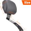 Motorcycle Driver Backrest Rider Backrest Backpad Mount Kit Compatible with Indian Scout Sixty/Bobber/Classic Solo Seat 2025