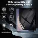 Samsung Galaxy Z Fold 6 Inner Privacy Screen Protector 1 Pack. Anti Scratch, Self-Healing, Anti Spy Flexible TPU Film NOT Tempered Glass