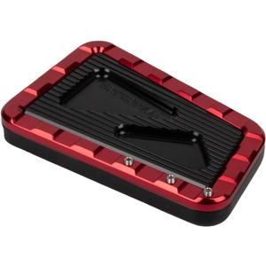 Brake Pedal Compatible with '86-Later Harley Touring Street Glide Road King Tri Glide All Models Aluminum Fly Brake Peg with Trim Custom Accessories (Red)