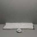 QLLY 28 inch Adjustable Tall Metal Desk Legs, Office Table Furniture Leg Set, Set of 4 (White)