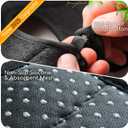 The Original Ternal Sinkmat Drip Catcher & Splash Guard, Faucet Mat for Sinks  Absorbent Microfiber, Machine Washable Counter Protector & Drying Mat for Kitchen, Bathroom or RV [Black, Mini, 1 Pack]