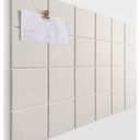 Cork Board 24 x36 Alternative - 6 Pack Felt Wall Tiles with Safe Removable Adhesive Tabs, Cork Boards for Walls Cork Board for Home Office Pin Board Tack Board Cork Board - Beige