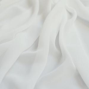 Ivory Off White Chiffon Fabric 60x150 inches, Pack of 2