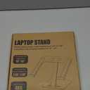 RIWUCT Foldable Laptop Stand, Height Adjustable Ergonomic Computer Stand for Desk, Aluminum Portable Laptop Lecterns Riser Notebook Mount Compatible with MacBook Pro Air, HP, Dell 1016"