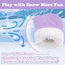 Sarfel Baby Mittens Toddler Gloves Kids Winter Gloves Baby Girl Boy Winter Mittens Infant Mittens 2 Pair Pack (Pink & Purple)