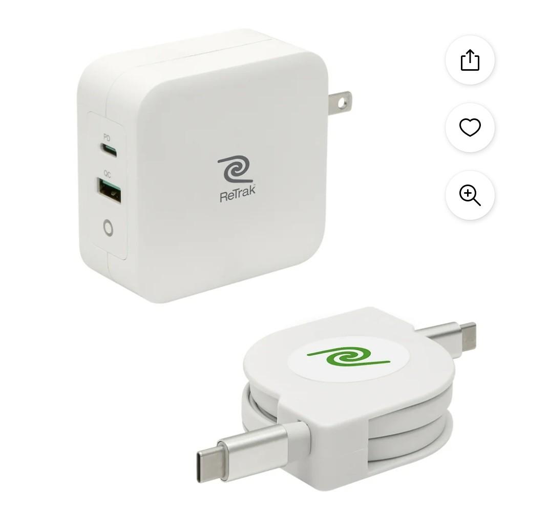 Emerge ReTrak 100W USB-C Laptop Charger