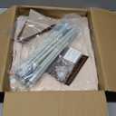 Extra Large Kids Play Tent with Flags & Star Lights, Portable & Foldable Teepee, Boys & Girls, Indoor Outdoor Dome Tent Playhouse, 59x39x59 in, Cream