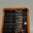 HORUSDY 9 Pieces Roll Pin Punch Set, Removing Repair Tool with Holder for Automotive, Watch Repair, Jewelry and Craft