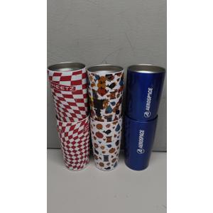 20oz Tumblers Bulk, 6pcs Stainless Steel Tumbler Set without Lid