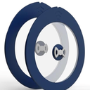 2 Pack Replacement Lids for Pyrex 7200PC 2 Cup Glass Containers Bowl Silicone Storage Cover Leakproof Navy