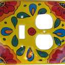 Canary Talavera Toggle-Outlet Switch Plate